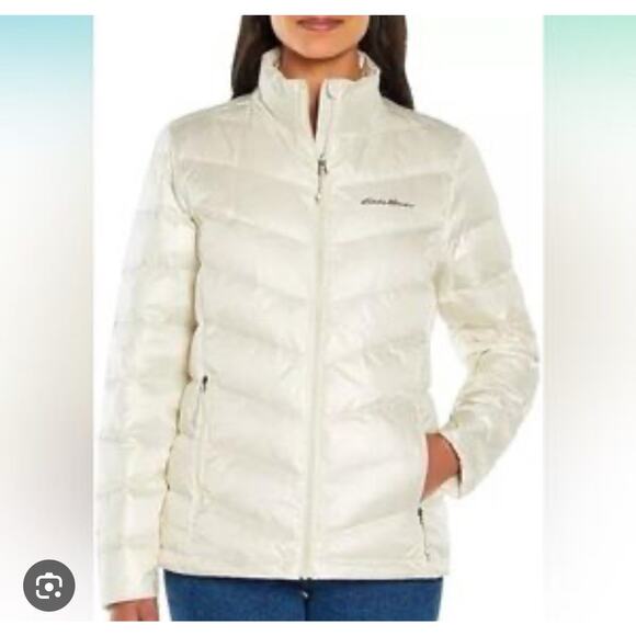 Eddie Bauer CirrusLite Down Jacket Women's Small White - Picture 1 of 6